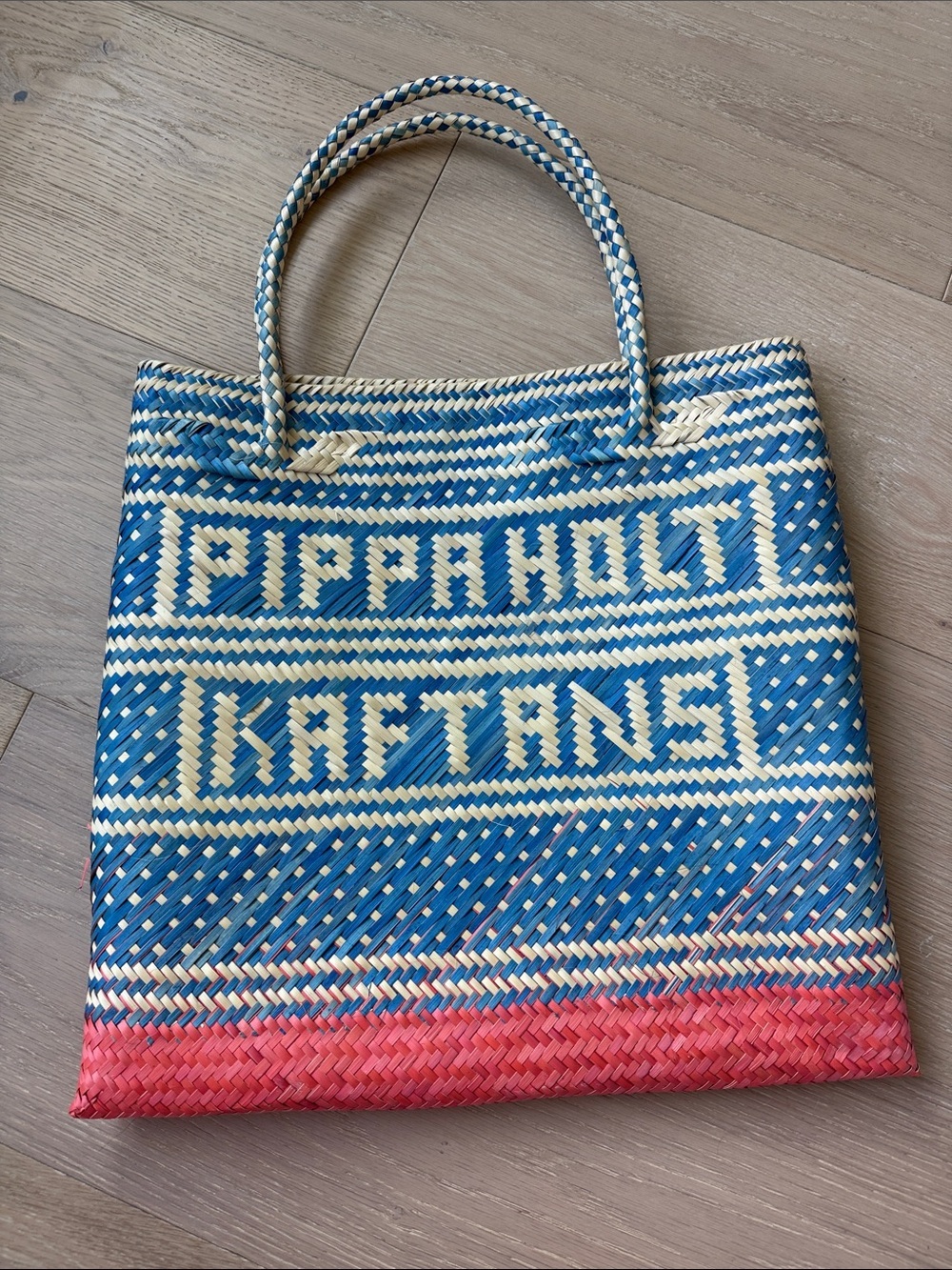 Pippa Holt kaftans straw tote bag